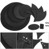 14 Pcs Drum Practice Pad EBR Material Drum Mute Practicing