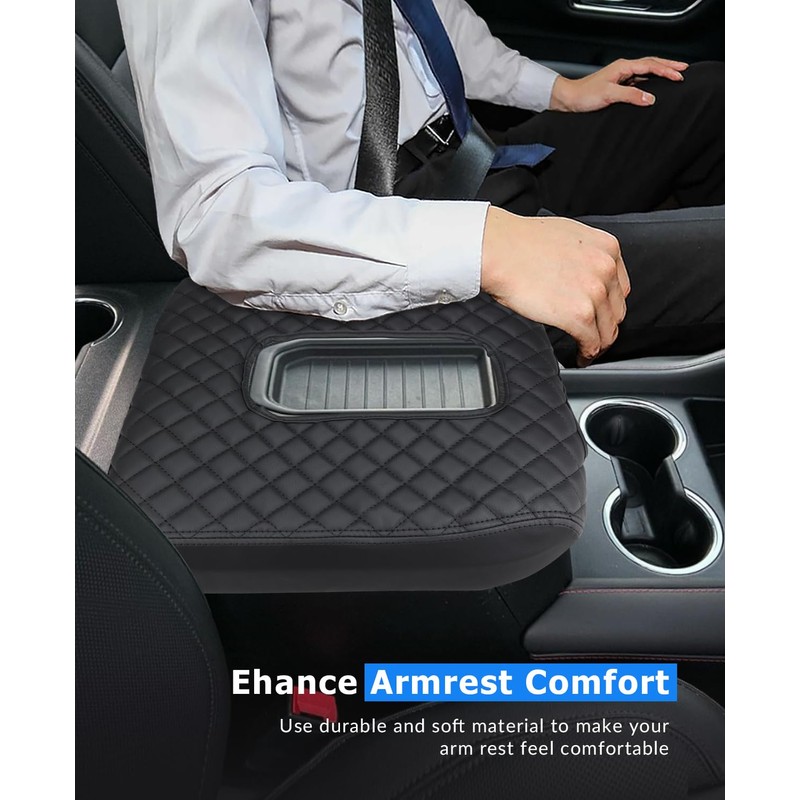INTGET Center Console Cover for Chevy Silverado & GMC Sierra