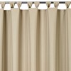 Eurofirany Garden Outdoor Curtain with Tab-Top Curtain with Removable Loops,