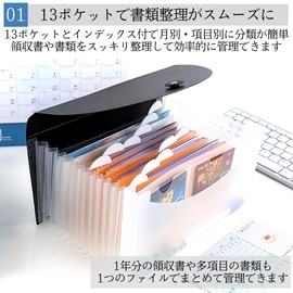 I'm so happy Receipt File Receipt Holder Carrying a4 Document File Case Document Organizer