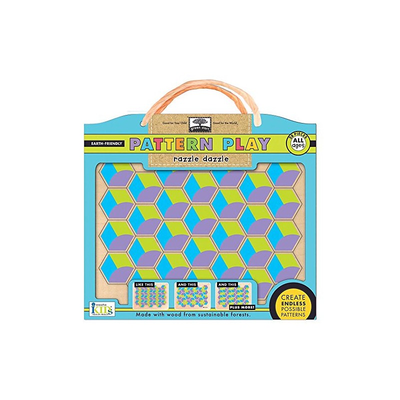 Innovative Kids Green Start Pattern Play Puzzles: Razzle Dazzle Puzzle