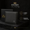 Kronenschein® Premium Men’s Wallet Made of Nappa Leather, RFID Protection,