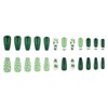 24Pcs St. Patrick's Day Press on Nails Medium Square False