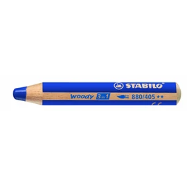 Stabilo woody 3 in 1 Multi Talent with 6 Pencils, Round, Blue