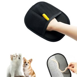 Cat Hair Removal Gloves,Pet Dog Cat Grooming Gloves,Pet Gloves,Pet Gloves,Double Sided Pet Grooming Gloves,Cat Grooming Gloves,Hair Removal Brush Cat Hair Removal,Double Sided Tangle Relief Gloves for