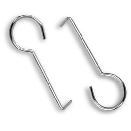 2 Pcs Hair Catcher Lifting Hook for Drain Grate Daily Clean, Shower Drain Grate Puller Made of 304 Stainless Steel, Lifting Hook for Shower Drain,Shower Drain Lifting Hook for Kitchen, Bathroom(2.5mm)