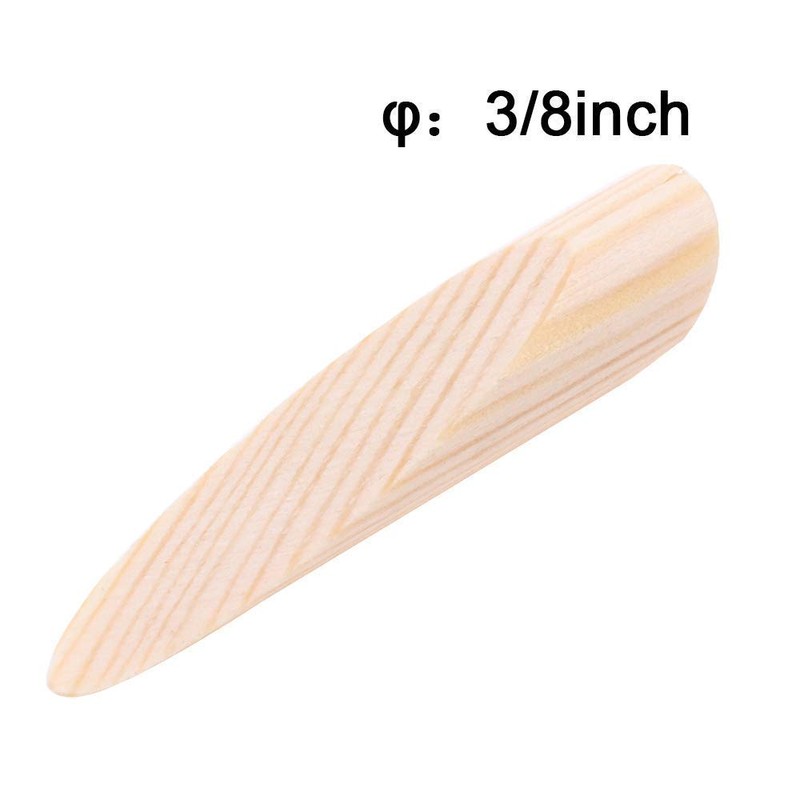 AUTOTOOLHOME 100 Pack Solid Wood Pocket Hole Plugs Pine for