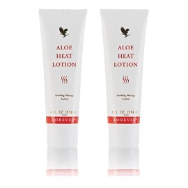 2 Aloe Heat Lotion, (crema Caliente Forever) Eucalipto