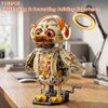 1168 PCS Mechanical Duck Building Block Toy Kit with LED
