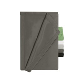 npluseins Flat Sheet without Elastic - Ultra Soft and Super Soft - Bed Sheet for Bed Motorhome Camping Blanket Travel Blanket Ultralight - Sheet 1628.2375, 180 x 275 cm, Anthracite