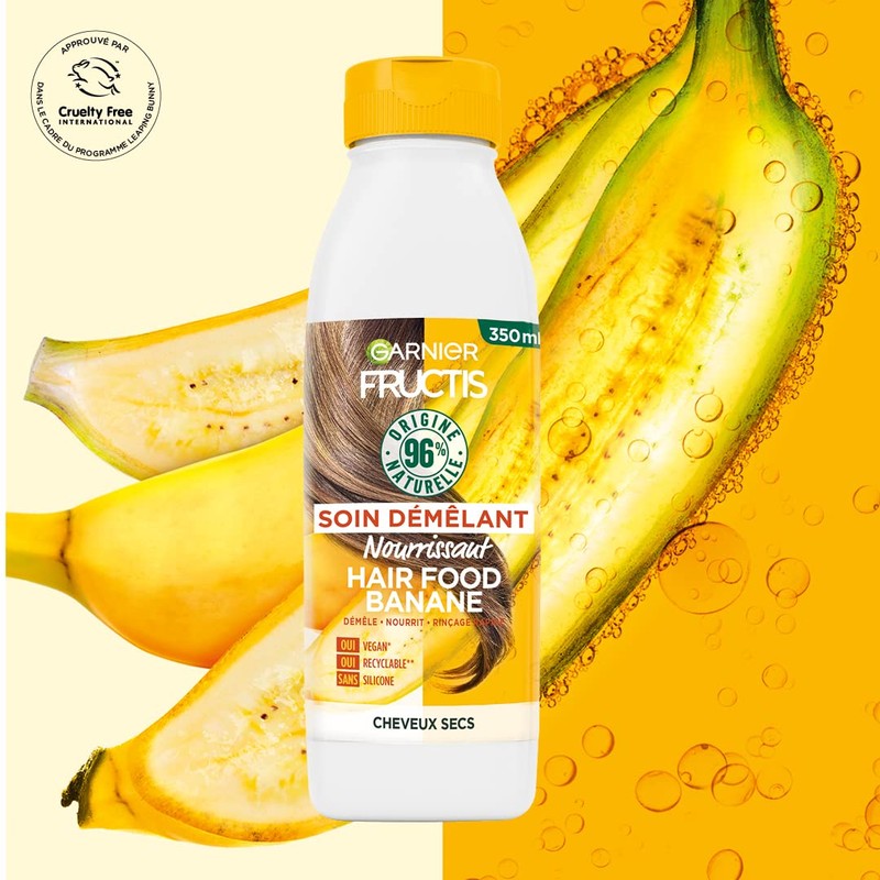 Garnier Fructis Hair Food Detangling Banana Treatment for Dry Hair,