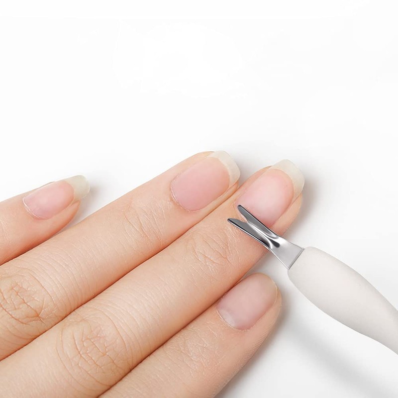 IVON Cuticle Trimmer with Pusher, 3pcs Rubber Tip Cuticle Tool