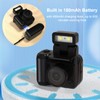 Plyisty Mini Keychain Camera, 1080P 2MP Small Thumb Sized Camera,