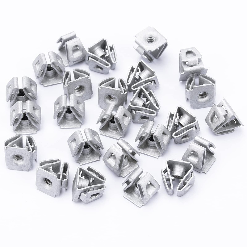 OAUTOO 25PCS Bumper Cover Splash Shield U Nut 6510197AA for