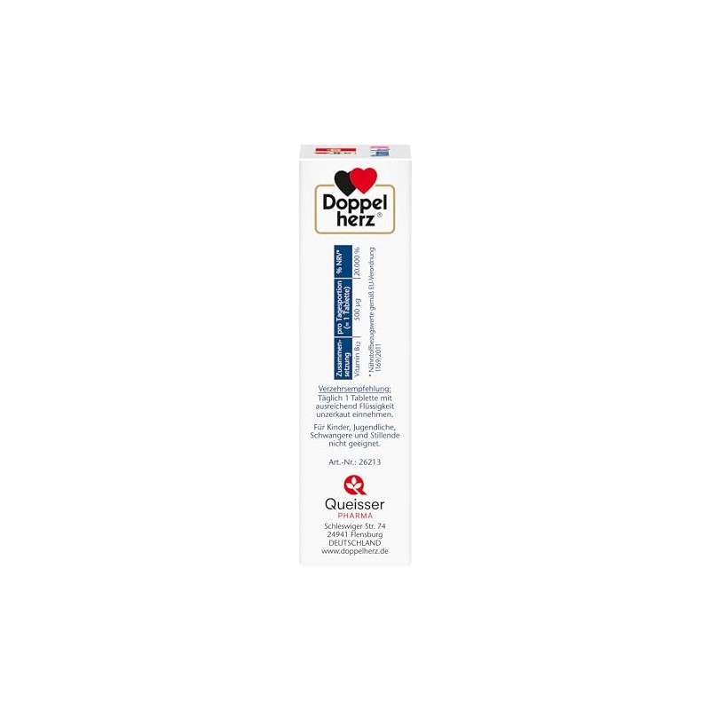 Doppelherz Vitamin B12 500 | High dose with 500 μg