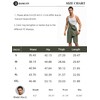 Runcati Mens Casual Bib Overall Shorts Lightweight Cotton Loose Fit