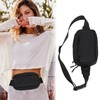 Waist Bag Double Layer Large Capacity Adjustable Strap Waterproof Nylon