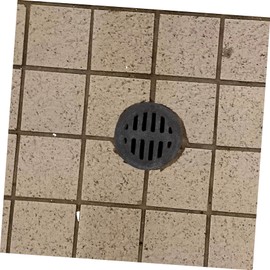 Mipcase 1Pc Cast Iron Floor Drain for Outdoor and Household Use and Durable Drainage Tool for Kitchens Bathrooms and Sinks Efficient Water Flow Management Black
