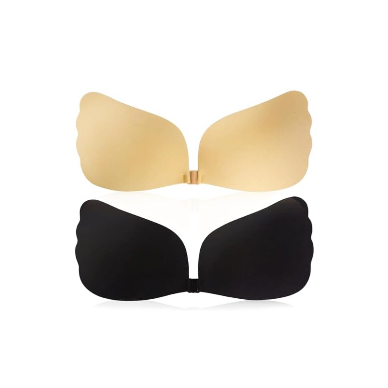 Invisible Bra (Black, B)