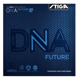 STIGA 1712080119 Table Tennis Rubber, Tension Type, Soft Backing, DNA, Future, M, Black, Thick