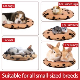 Original Pet Heating Pad Microwave, Snuggle Warming Safe Outdoor Newborn Kitten Puppy Pet Bed Warmer, Gel Reusable Heat Disc, Waterproof Heating Disk for Dog Cat Rabbit and Guinea Pig Gifts