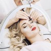 29in Half Moon Light for Nail Desk, Foldable Nail Light