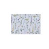 Sleepdown Meadow Floral Printed Table Placemats - Ideal for Kitchen Dining Table - Non-Slip Washable Heat Resistant - Pack of 4 - White - 49cm x 32cm