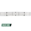 LQI Upper Chrome Billet Grille Insert Compatible with Chevy Blazer
