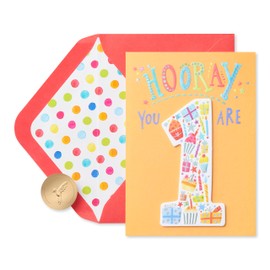 Papyrus Papyrus 1st Birthday Card (Something To Celebrate)