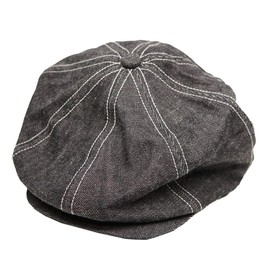 [Kojima Jeans] KOJIMA GENES Newsboy Cap Hat Made in Japan RNB-986, purple, (indigo), Free size