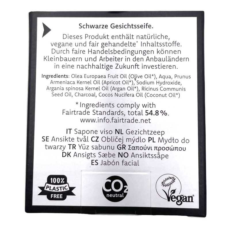 FAIR SQUARED Black Soap - Facial Soap for All Skin