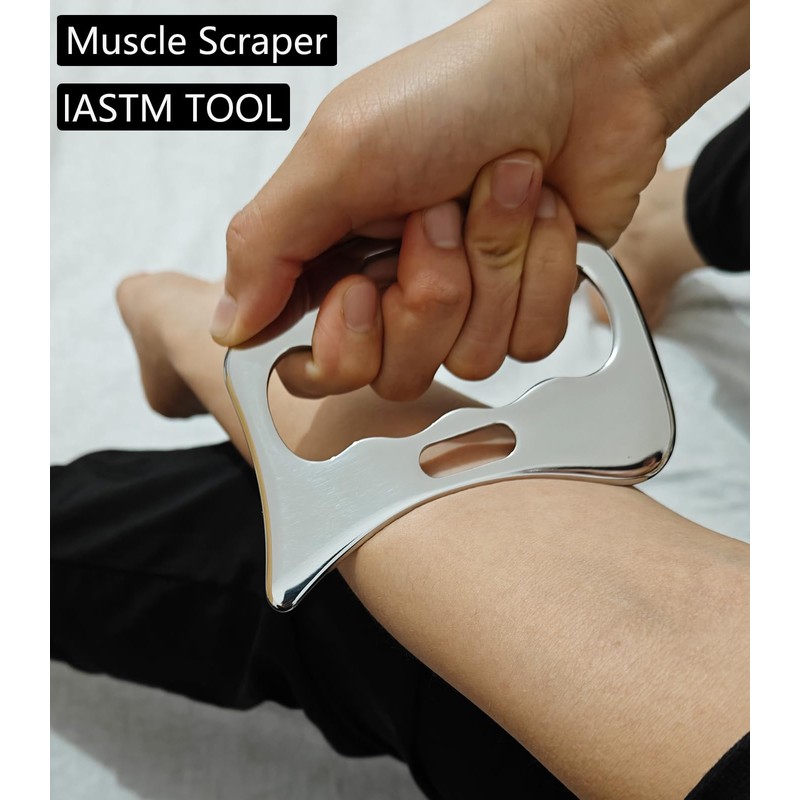 Robulove 6-in-1 Stainless Steel Gua Sha Tools Set, Professional Muscle