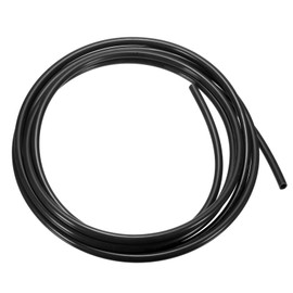 sourcing map Pneumatic Tubing Pipe Pu Hose 12mm OD x 8mm ID 5 Meters(16.4 FT) Air Compressor PU Polyurethane Line Hose Tube for Air Compressor Water Fluid Transfer, Black