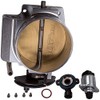 102mm Throttle body + TPS IAC Throttle Position Sensor for GM III LSX LS LS1 LS2 LS3 LS6 LS7 Silver