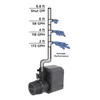 Beckett GR210A Submersible Pump-115V, 190 gph @ 1 foot, Rotating