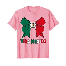 Cute Viva Mexico Toddler Girls Mexican Flag Independence Day T-Shirt