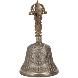 GURU SHOP Tibetan Temple Bell Brass Singing Bowl Size 15cm