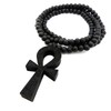 Fashion 21 Egyptian Key of Life Engraved Ankh Pendant 8mm