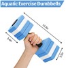 2 Pack Aquatic Exercise Dumbbells Swim Dumbbells High Density EVA