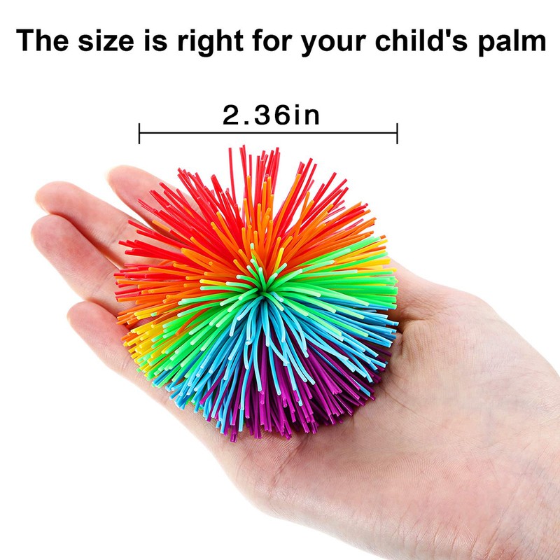 10 Pcs Anti Stress Silicone Stringy Balls Bouncing Fidgets Stress