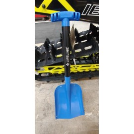 Life Line Blue Aluminum Collapsible Snowmobile Shovel Polaris Yamaha SkiDoo Arctic Cat