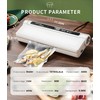 Vacuum Sealer for Food Fully Automatic Digital Countdown Display with