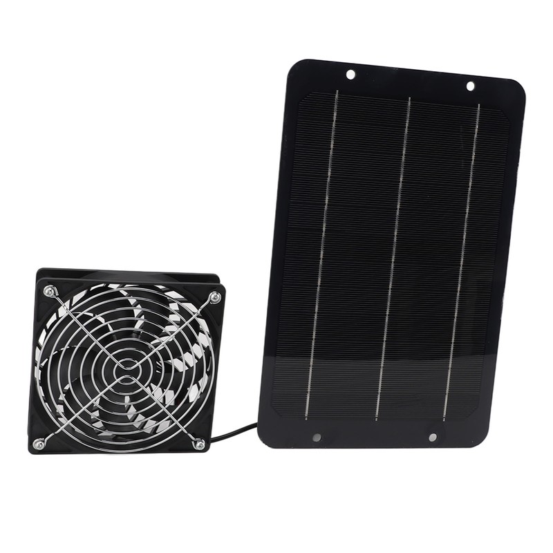 7W 12V Solar Panel Fan Kit Monocrystalline Silicon Saving Energy