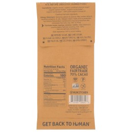 Hu Kitchen  Organic Dark Chocolate Cashew Butter Orange Vanilla Bar   2.1 Oz