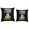 Jelly Bean Funny Candy Cute Snack Throw Pillow