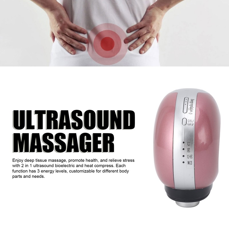 2 in 1 Ultrasound Massager Machine Deep Tissue Massage 3