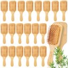 10 cepillos de pelo de bambú para mujeres, 8.46 x