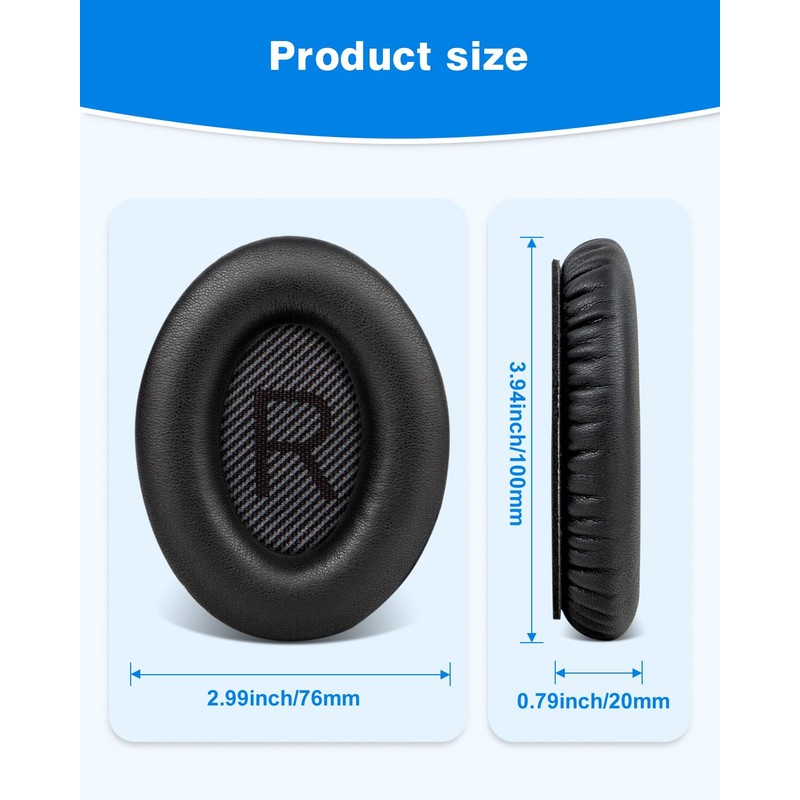 Bose QuietComfort 35 (QC35 II) Headphones Replacement Earpads by Link