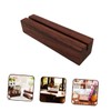 FELTECHELECTR 12pcs Wooden Place Card Holders Elegant Table Sign Stands
