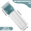 Pimoys Hair Oil Applicator Bottle 6 Ounce, 2 Pack Root
